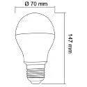 Deko-Light WIFI LED Smart light bulb RF-SMART E27 12W 1100lm 2700-6500K 220° CRI 80 dimmable