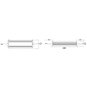 Deko-Light LED driver IP DIM CV 24V voltage constant, dimmable, silver