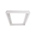 Zubehör für LED PANEL SMALL (29.5 x 19.5cm) - Aufbaurahmen Standard, 30 x 30cm, Aluminium, verkehrsweiß