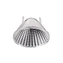 Reflektor für Serie UNI II MAX, Ø 6.5cm / H 3.4cm, Metall, silber, 24°