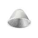 Reflektor für Serie UNI II MAX, Ø 6.5cm / H 3.4cm, Metall, silber, 48°