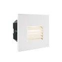 Abdeckung GITTER für LED Wandeinbauleuchte LIGHT BASE II COB OUTDOOR, 10 x 10cm, Abstrahlwinkel 65°, Aluminium, Weiß