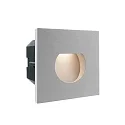 Abdeckung RUND für LED Wandeinbauleuchte LIGHT BASE II COB OUTDOOR, 10 x 10cm, Abstrahlwinkel 63°, Silbergrau
