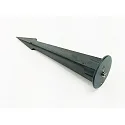 Erdspieß für Outdoor Serie COLT, Versionen 4 / 8W, M5-Gewinde, 17cm, Aluminium, Schwarzgrau