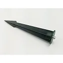 Ground spike for outdoor series COLT, versions 15 / 25 / 30 / 36 / 65W, M10 thread, 21.9cm, aluminum, black grey
