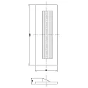 Deko-Light Abdeckung Stufe für LED Wandeinbauleuchte LIGHT BASE III OUTDOOR, Grau