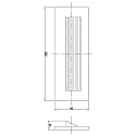 Deko-Light Abdeckung Stufe für LED Wandeinbauleuchte LIGHT BASE III OUTDOOR, Schwarz