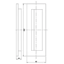 Deko-Light Abdeckung Rundung für LED Wandeinbauleuchte LIGHT BASE III OUTDOOR, Schwarz