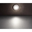 Deko-Light Zubehör für LED Wand-Einbauleuchte ALWAID 2 - Abdeckung RUND „Milchig“, diffuses Seitenlicht, weiß