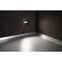 Zubehör für LED Wand-Einbauleuchte ALWAID 2 - Abdeckung ECKIG Quadrat, schwarz