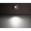 Zubehör für LED Wand-Einbauleuchte ALWAID 2 - Abdeckung ECKIG Quadrat, schwarz