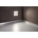 Deko-Light Zubehör für LED Wand-Einbauleuchte ALWAID 2 - Abdeckung ECKIG Stufe, weiß