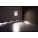 Deko-Light Zubehör für LED Wand-Einbauleuchte ALWAID 2 - Abdeckung ECKIG Trapez, Aluminium