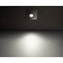 Zubehör für LED Wand-Einbauleuchte ALWAID 2 - Abdeckung ECKIG Auge, schwarz