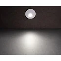 Deko-Light Zubehör für LED Wand-Einbauleuchte ALWAID 2 - Abdeckung RUND Auge, weiß