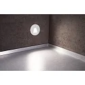 Deko-Light Zubehör für LED Wand-Einbauleuchte ALWAID 2 - Abdeckung RUND Trapez, weiß