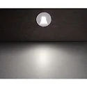 Deko-Light Zubehör für LED Wand-Einbauleuchte ALWAID 2 - Abdeckung RUND Trapez, weiß