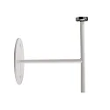 Zubehör für LED-Magnetleuchte MIRAM – Wandhalter, B/H: 8.5cm/9.6cm, Aufbauversion, magnetisch, mechanisch, weiß