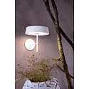 Deko-Light Zubehör für LED-Magnetleuchte MIRAM – Wandhalter, B/H: 8.5cm/9.6cm, Aufbauversion, magnetisch, mechanisch, weiß