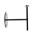 Zubehör für LED-Magnetleuchte MIRAM – Wandhalter, B/H: 8.5cm/9.6cm, Aufbauversion, magnetisch, mechanisch, schwarz