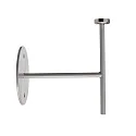 Zubehör für LED-Magnetleuchte MIRAM – Wandhalter, B/H: 8.5cm/9.6cm, Aufbauversion, magnetisch, mechanisch, grau