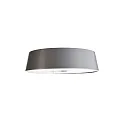 Deko-Light Zubehör für LED-Magnetleuchte MIRAM – Wandhalter, B/H: 8.5cm/9.6cm, Aufbauversion, magnetisch, mechanisch, grau