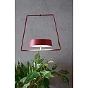 Deko-Light Zubehör für LED-Magnetleuchte MIRAM - mobiles Pendel-Set, B/H: 20.5cm/18.5cm, 2m Drahtseil + Gegengewicht, magnetisch, rot