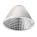 Reflektor für Serie UNI II MINI, Ø 3.5cm / H 2.3cm, Polycarbonat, silber, 24°