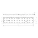 Deko-Light Linse für Lichtbandsystem SANOTRUNK UNIVERSAL, 30°, 5er Set, transparent