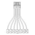 Deko-Light Einspeisebuchse für Lichtbandsystem SANOTRUNK UNIVERSAL WAGO 267-501, DALI, verdrahtet