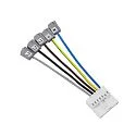 Einspeisestecker für Lichtbandsystem SANOTRUNK UNIVERSAL WAGO 267-510, On/Off, verdrahtet