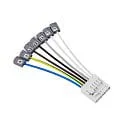 Einspeisestecker für Lichtbandsystem SANOTRUNK UNIVERSAL WAGO 267-510, DALI, verdrahtet