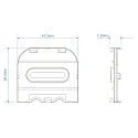 Deko-Light Hutschienen-/Montageadapter für DALI TRIAC Dimmer, IP20, weiß