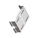 Halter für Tragschiene Lichtbandsystem SANOTRUNK, 10er Set, silber
