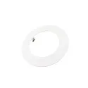 Einbau-Reduzierring rund, IP20 IK03, Ø 210mm / innen 135mm / DA 175mm, Clipfedern, Metall, verkehrsweiß
