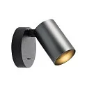 Deko-Light CAN MIX'N MATCH 2/3 - Zylindergehäuse / Schirm für Tisch-/ Steh-/ Wandleuchte, IP20, Ø 6cm / L 9.5cm, Aluminium, anthrazit