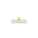 AU-01-08, flat U-profile for 8 - 9,3 mm LED stripes, 100cm