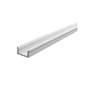 AU-01-08, flat U-profile for 8 - 9,3 mm LED stripes, 200cm, matt white