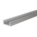 U-Profil AU-01-10, 10-11,3 mm LED Stripes, flach, 1m, silber eloxiert