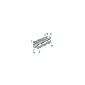 Deko-Light AU-02-10, high U-profile for 10 - 11,3 mm LED stripes, 100cm, anodized aluminum