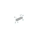 Deko-Light LED profile AU-02-05 high U-profile for 5-5,7mm LED stripes, 100cm, anodized aluminum