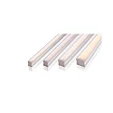 LED profile AU-02-05 high U-profile for 5-5,7mm LED stripes, 200cm, matt white
