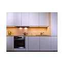  LED profile AM-01-10 flat surface profile for 10-11,3mm LED stripes, 200cm, matt white - without cover