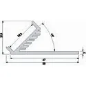 Deko-Light Winkel-Profil 45° AV-01-20 für 22 mm LED Stripes, eloxiert, 2000 mm