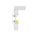 Deko-Light Trockenbau-Profil, Wandvoute EL-02-12, 14mm LED Stripes, 2m, weiß