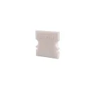 Endcaps P-AU-02-08, 14 mm, 2 items, white