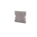 Endcaps P-AU-02-10, 16 mm, 2 items, grey