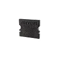 Endcaps P-AU-02-12, 18 mm, 2 items, black