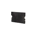 Endkappe P-AU-02-15, 21 mm, 2 Stück, schwarz