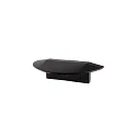 Endcaps P-ET-01-10, 25 mm, 2 items, black